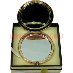Зеркало косметическое, карманное со стразами  (Z-1353) - фото 94224