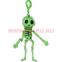 Игрушка "Скелет стучащий зубами" цветной - фото 94444