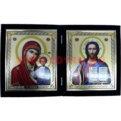 Икона "книга" средняя в бархате 22х36,5 см - фото 94493