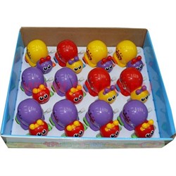 Игрушка "Улитка" с ручным заводом, цена за 12 шт - фото 94729