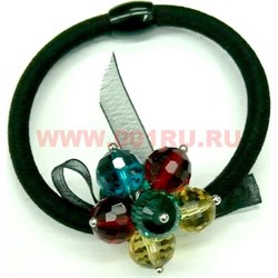 Резинка для волос с шариками 60 шт/упаковка - фото 98281