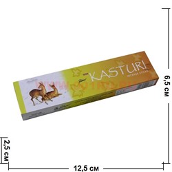 Благовония Padmini "Kasturi" 6 уп х 40 гр, цена за 6 уп - фото 99344
