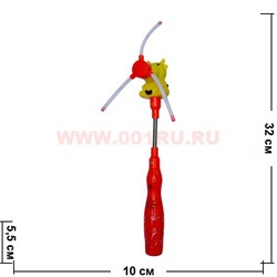 Светяшка "пропеллер корова" 32 см со звуком - фото 99602