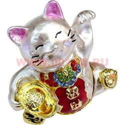 Шкатулка "Кот Манэки-неко" цвета в ассортименте - фото 99732