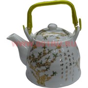 Чайник "Белая сакура", фарфор