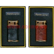 Зажигалка Fashion Lighter в коже с рисунками животных, птиц