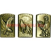 Зажигалка газовая металлическая с рисунками (турбо)