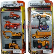 Машинки строительные 4 шт Comstruction Heavy Truck