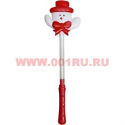 Палочка светяшка Дед Мороз с бантиком