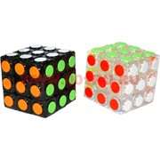 Игрушка кубик (341) головоломка 2 цвета «таблетка»