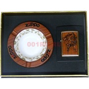 Набор Zippo «пепельница с бензиновой зажигалкой»