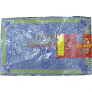 Денежный коврик голубой 78x49 см