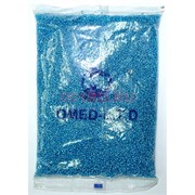Бисер №12 (1,9 мм) голубой прозрачный №23B 450 грамм