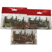 Магнит Москва Moscow 3 цвета (MS-05) металлический