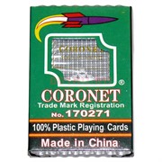 Карты для покера Coronet 100% пластик 54 карты