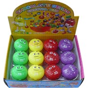 Лизун слайм M&M's (SL-122) фигурный 24 шт/уп