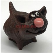 Кошка (22) коричневая из полистоуна 5,0 см
