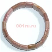 Браслет из светлого родонита прямоугольный