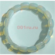 Браслет из лунного камня прямоугольный округлый
