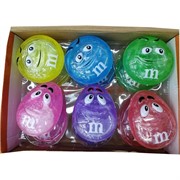 Лизун мялка M&amp;M's прозрачный 12 шт/уп новая серия
