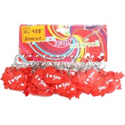 Брелок Сердце (KL-958) Love резиновый 120 шт/блок