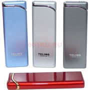 Зажигалка газовая Teling 4 цвета металл турбо