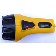 Фонарик аккумуляторный (NGY-009) желтый 15 см