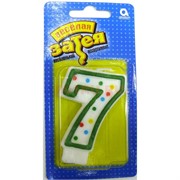 Праздничная свеча Веселая Затея в виде цифры «7»