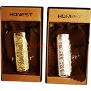Зажигалка газовая Honest (722-1) турбо металлическая