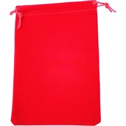 Чехол подарочный замша красный 13x18 см 50 шт/уп