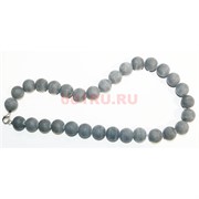 Бусы 14 мм из шунгита 45 см