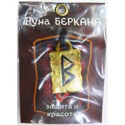 Руна Беркана металлическая защита и красота