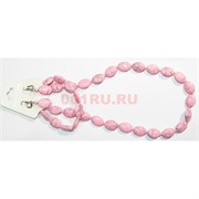 Колье 3-в-1 из розового коралла 45 см