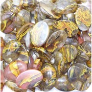 Кабошоны овальные 22x30 из цветного халцедона