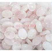 Кабошоны овальные 12x16 из розового кварца
