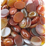 Кабошоны 20x25 овал из сердолика