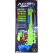 Пистолет Shoot Game с мягкими пулями и мишенью Arms