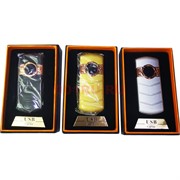 Зажигалка USB разрядная с окошком цвета в ассортименте