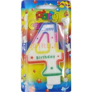 Свеча Happy birthday (5520) с цифрами 600 шт/кор