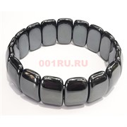 Браслет из гематита полированный 1,8x1,2 см размер пластины