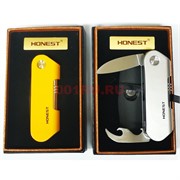 Зажигалка Honest USB спиральная с ножами