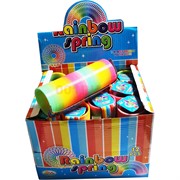 Игрушка Радуга пружинка 15 см 12 шт/упаковка