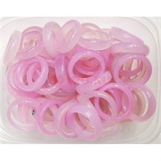Кольца из розового кварца