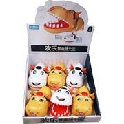 Игрушка Коровка кусающаяся с зубами 6 шт/упаковка