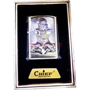 Зажигалка бензиновая Chief «девушка»