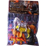 Набор животных Wild Animals 6-в-1 из твердой резины