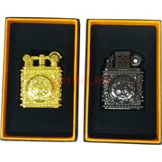 Зажигалка под золото с крутящимся колесиком
