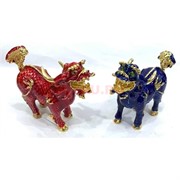 Фигурка металлическая Кирины красный и синий цена за пару