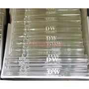 Трубка стеклянная DW Chillum 11 мм длина 12 мм диаметр