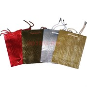 Пакет подарочный текстурный «змеиная кожа» 26x32 см 20 шт/упаковка вертикальный